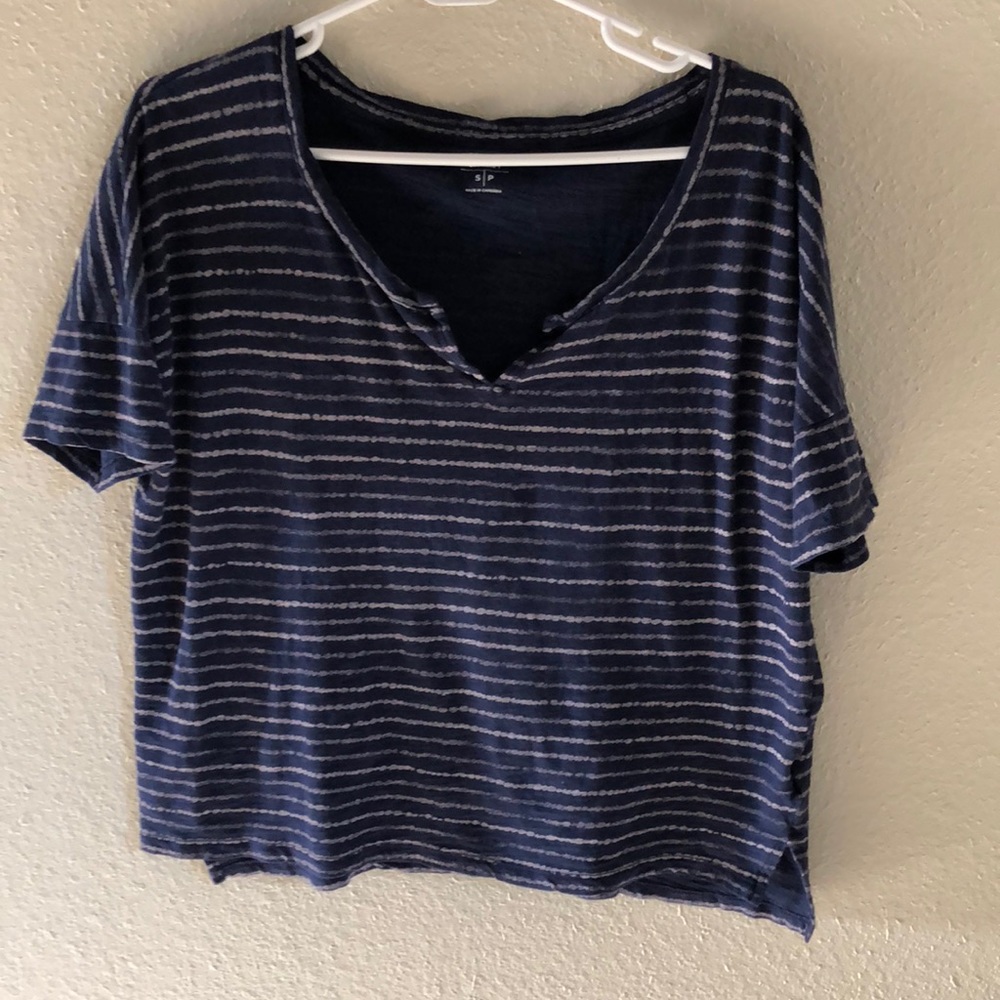 Old Navy Blue and white strips